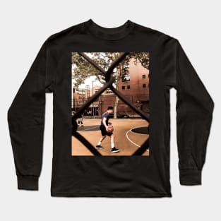 Basketball, Grand Canal Court, Tribeca, NYC Long Sleeve T-Shirt